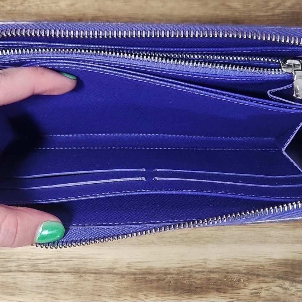 Louis Vuitton Purple Epi Leather Wallet - Picture 14 of 16